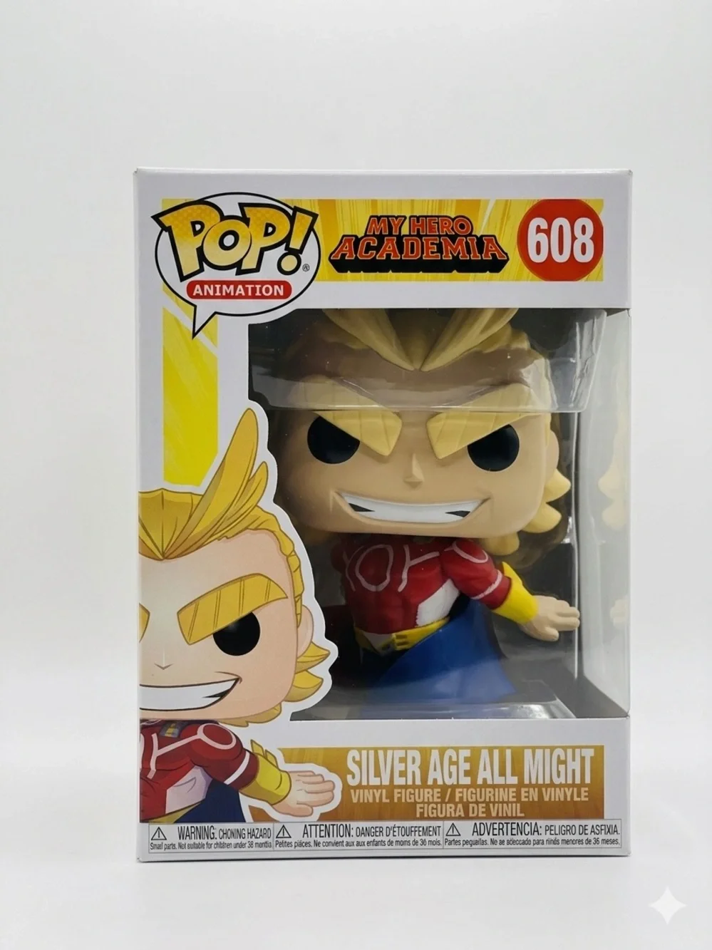 Funko Pop! My Hero Academia Silver Age All Might - Yellow Red Blue